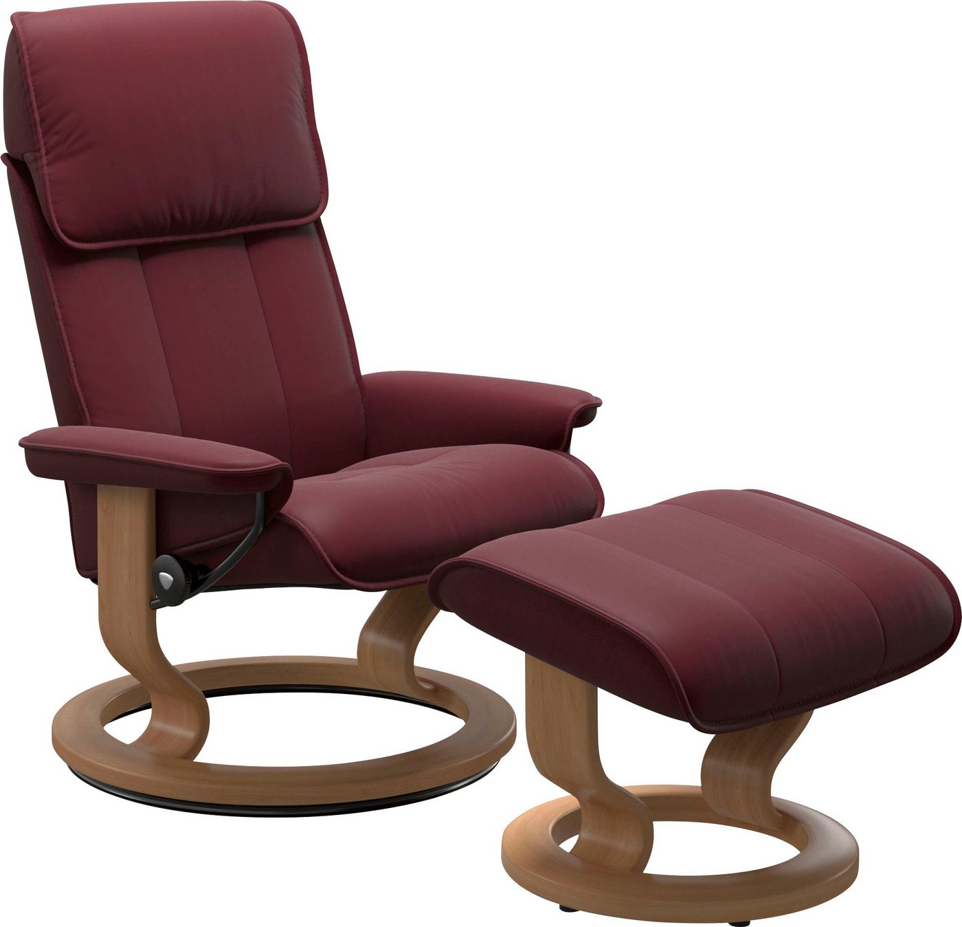 Stressless® Relaxsessel Admiral, mit Classic Base, Größe M & L, Gestell Eiche von Stressless®