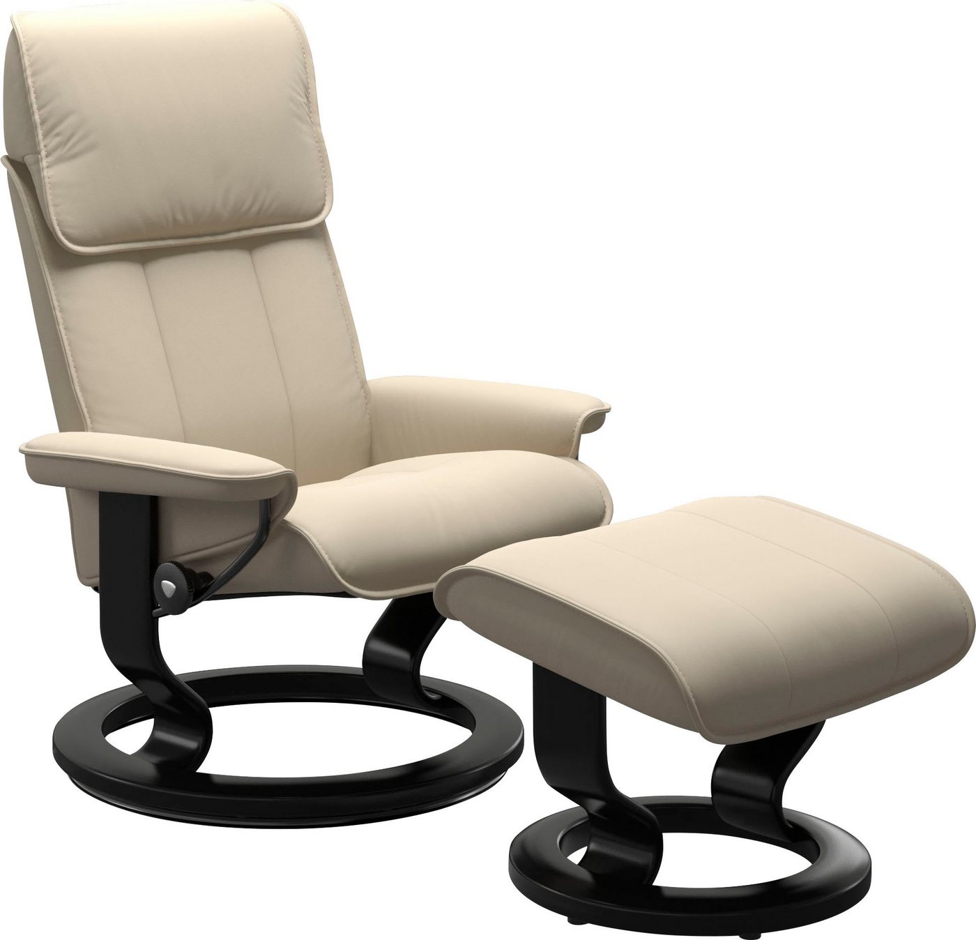 Stressless® Relaxsessel Admiral, mit Classic Base, Größe M & L, Gestell Schwarz von Stressless®