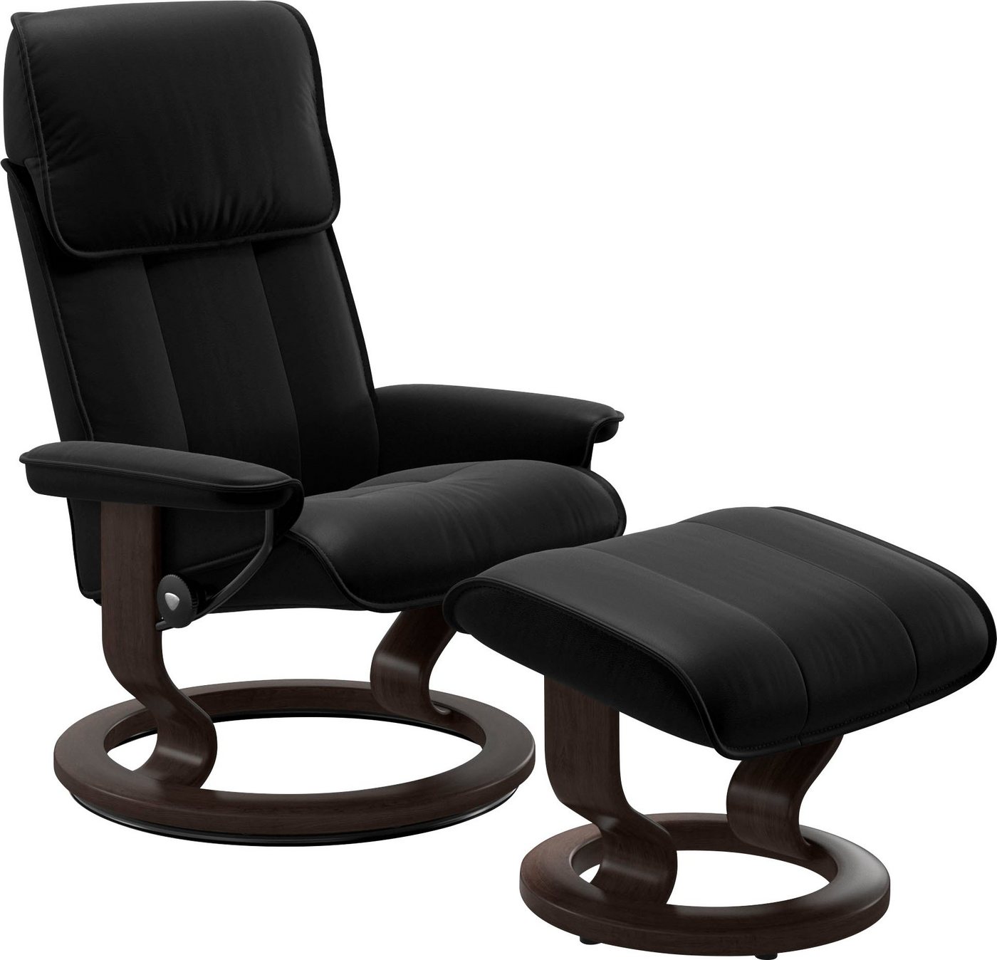 Stressless® Relaxsessel Admiral, mit Classic Base, Größe M & L, Gestell Wenge von Stressless®