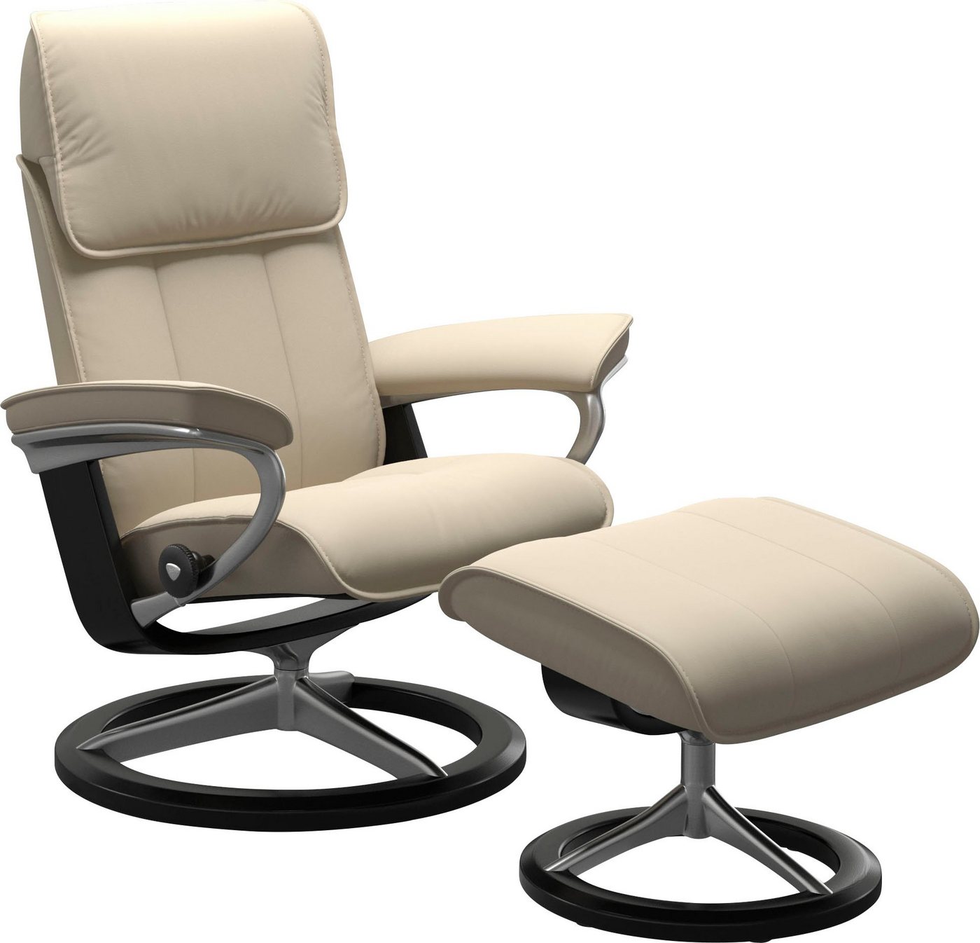 Stressless® Relaxsessel Admiral, mit Signature Base, Größe M & L, Gestell Schwarz von Stressless®