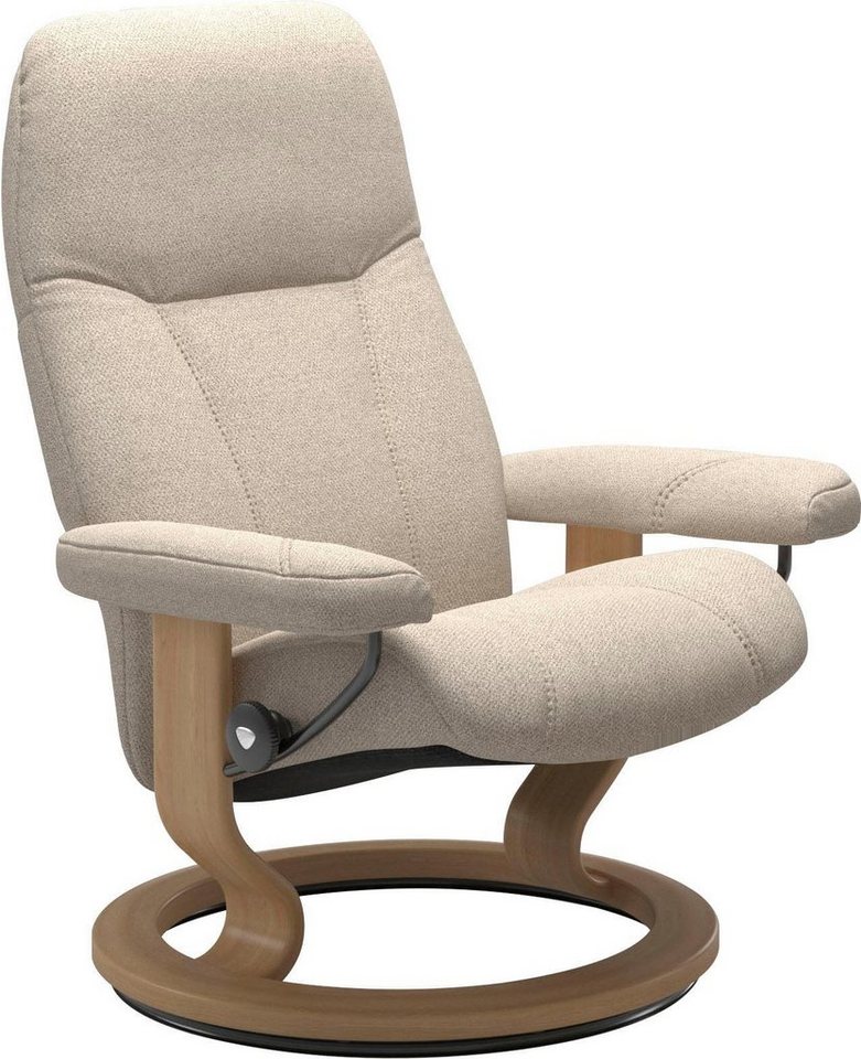 Stressless® Relaxsessel Consul, mit Classic Base, Größe L, Gestell Eiche von Stressless®