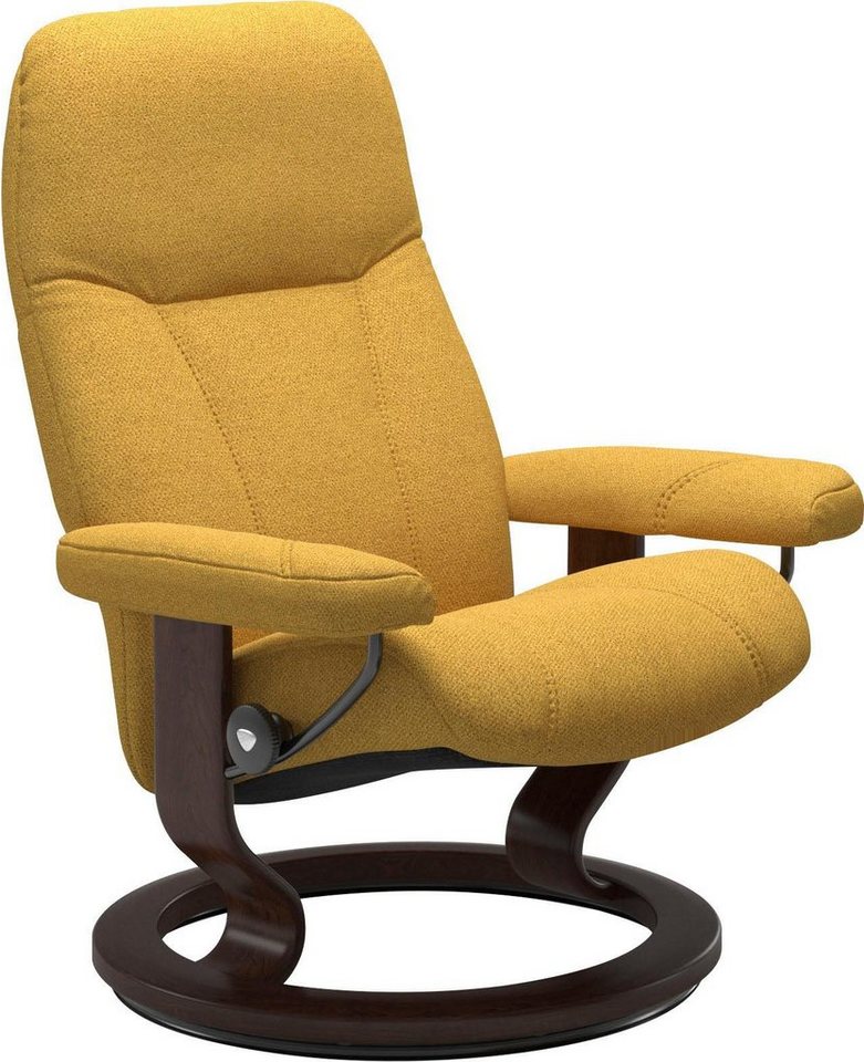 Stressless® Relaxsessel Consul, mit Classic Base, Größe M, Gestell Braun von Stressless®