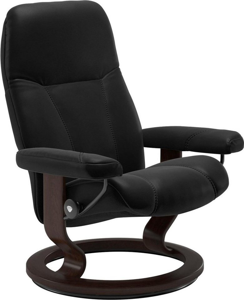 Stressless® Relaxsessel Consul, mit Classic Base, Größe M, Gestell Braun von Stressless®