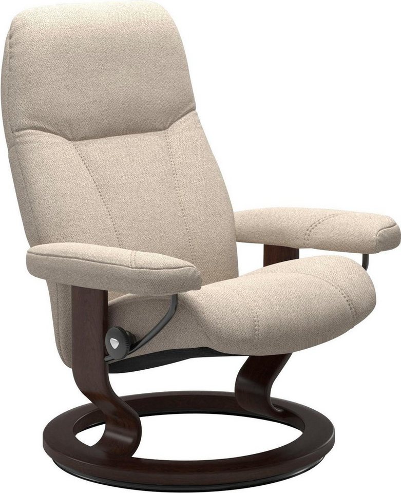 Stressless® Relaxsessel Consul, mit Classic Base, Größe M, Gestell Braun von Stressless®