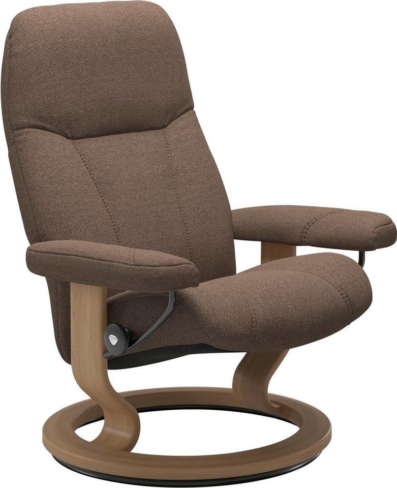 Stressless® Relaxsessel Consul, mit Classic Base, Größe M, Gestell Eiche von Stressless®