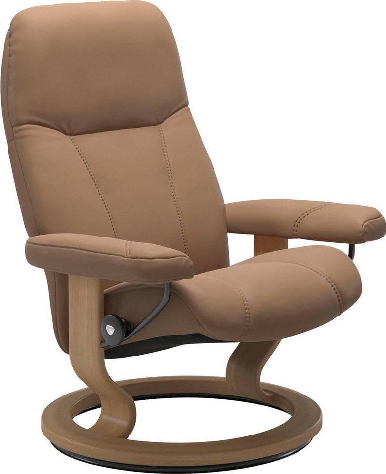 Stressless® Relaxsessel Consul, mit Classic Base, Größe S, Gestell Eiche von Stressless®