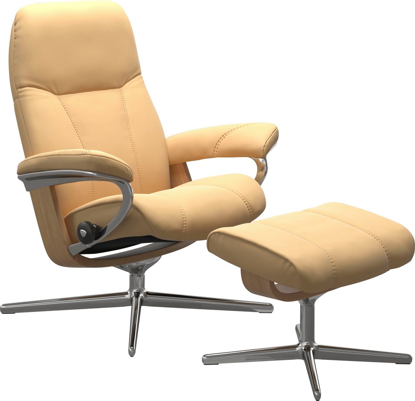 Stressless® Relaxsessel Consul, mit Cross Base, Größe S, M & L, Holzakzent Eiche von Stressless®