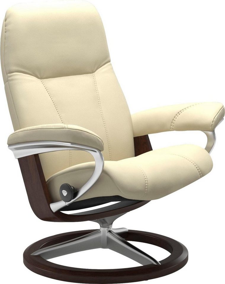 Stressless® Relaxsessel Consul, mit Signature Base, Größe M, Gestell Braun von Stressless®