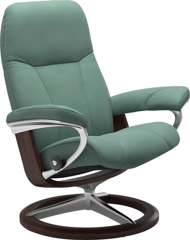 Stressless® Relaxsessel Consul, mit Signature Base, Größe M, Gestell Braun von Stressless®