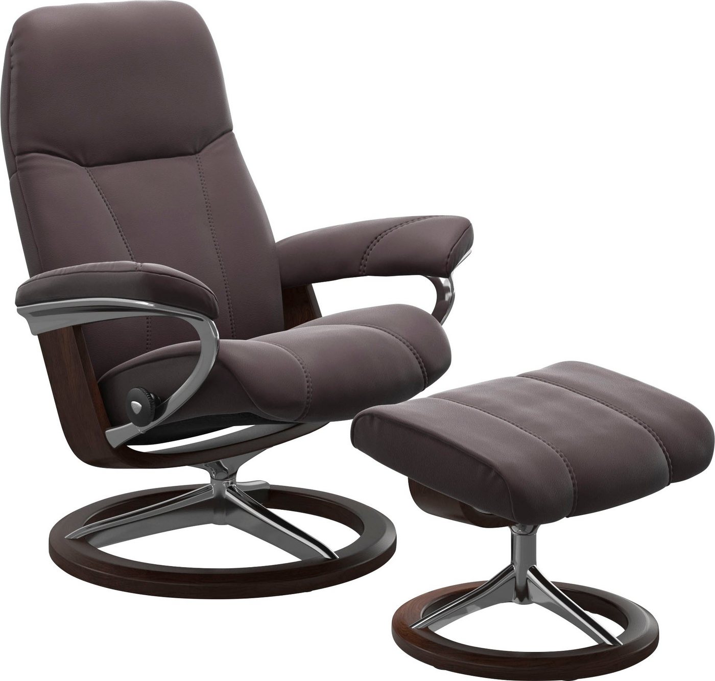 Stressless® Relaxsessel Consul, mit Signature Base, Größe M, Gestell Braun von Stressless®