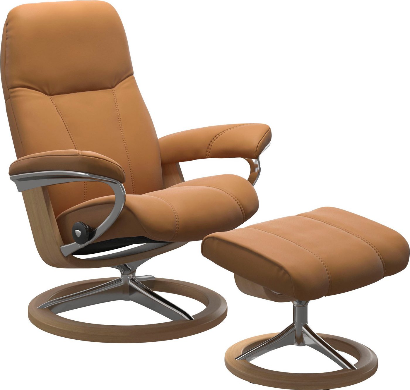 Stressless® Relaxsessel Consul, mit Signature Base, Größe M, Gestell Eiche von Stressless®