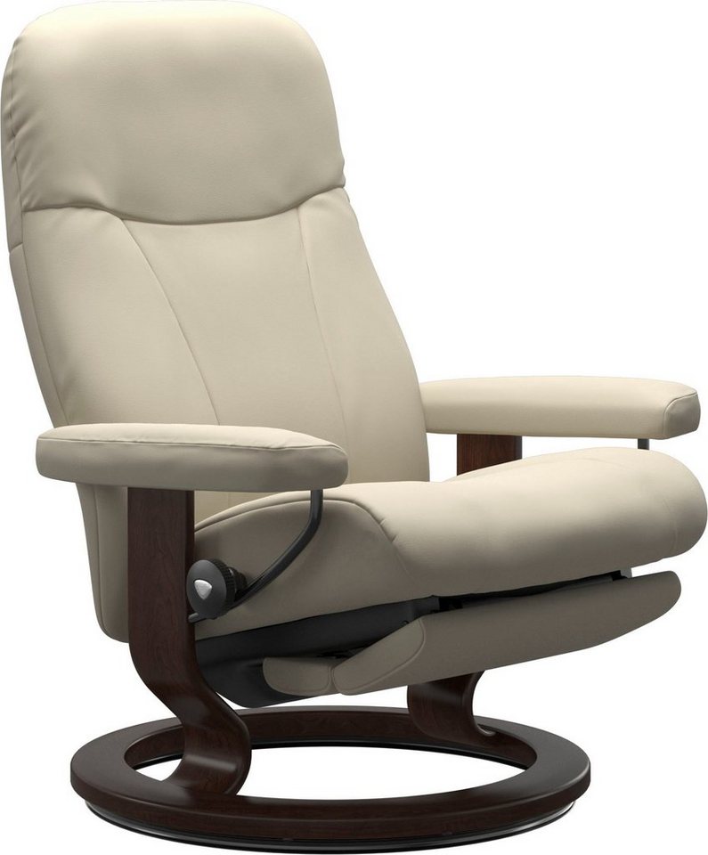 Stressless® Relaxsessel Garda, verstellbar, optional 2-motorisch, Größe M & L, Gestell Braun von Stressless®