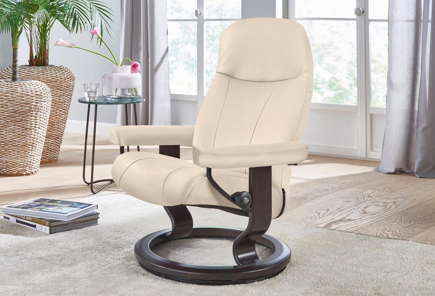 Stressless® Relaxsessel Garda, mit Classic Base, Größe L, Gestell Wenge von Stressless®