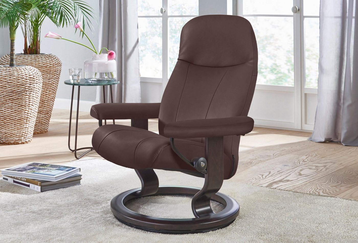 Stressless® Relaxsessel Garda, mit Classic Base, Größe L, Gestell Wenge von Stressless®