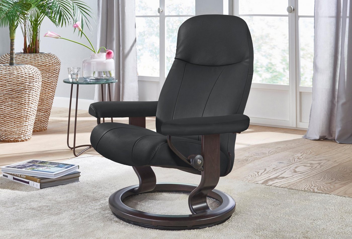 Stressless® Relaxsessel Garda, mit Classic Base, Größe L, Gestell Wenge von Stressless®