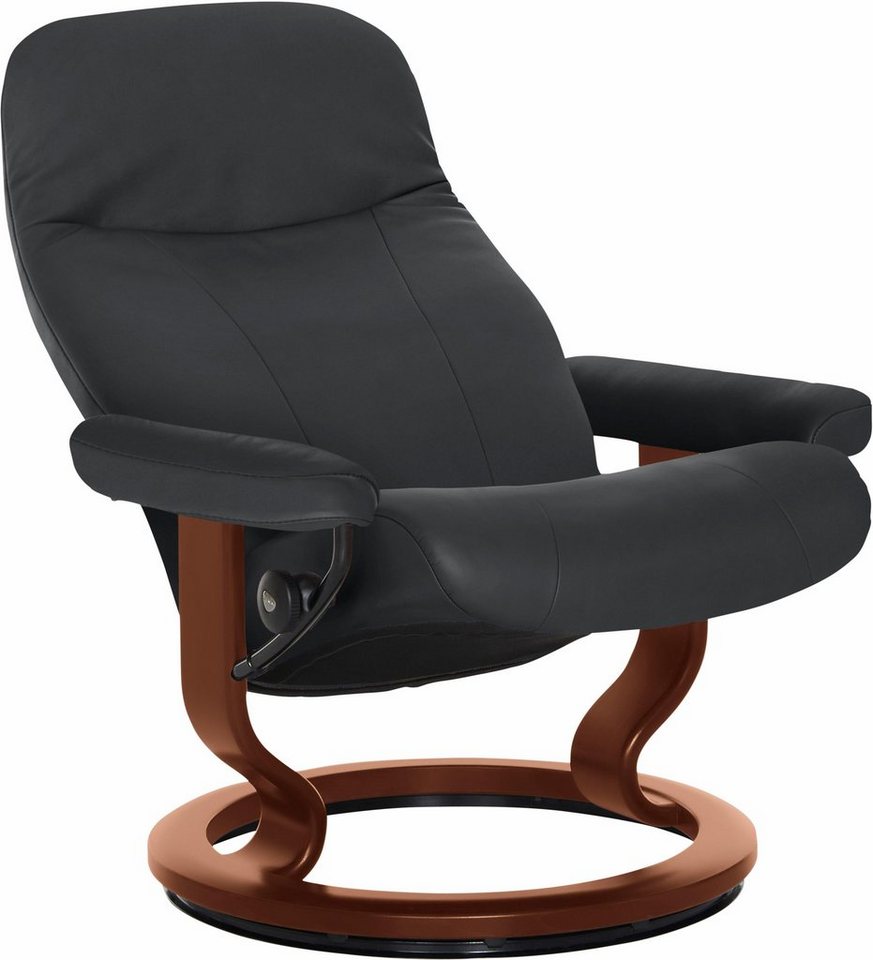 Stressless® Relaxsessel Garda, mit Classic Base, Größe M, Gestell Braun von Stressless®