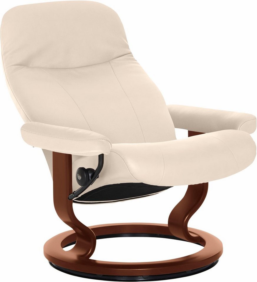 Stressless® Relaxsessel Garda, mit Classic Base, Größe M, Gestell Braun von Stressless®