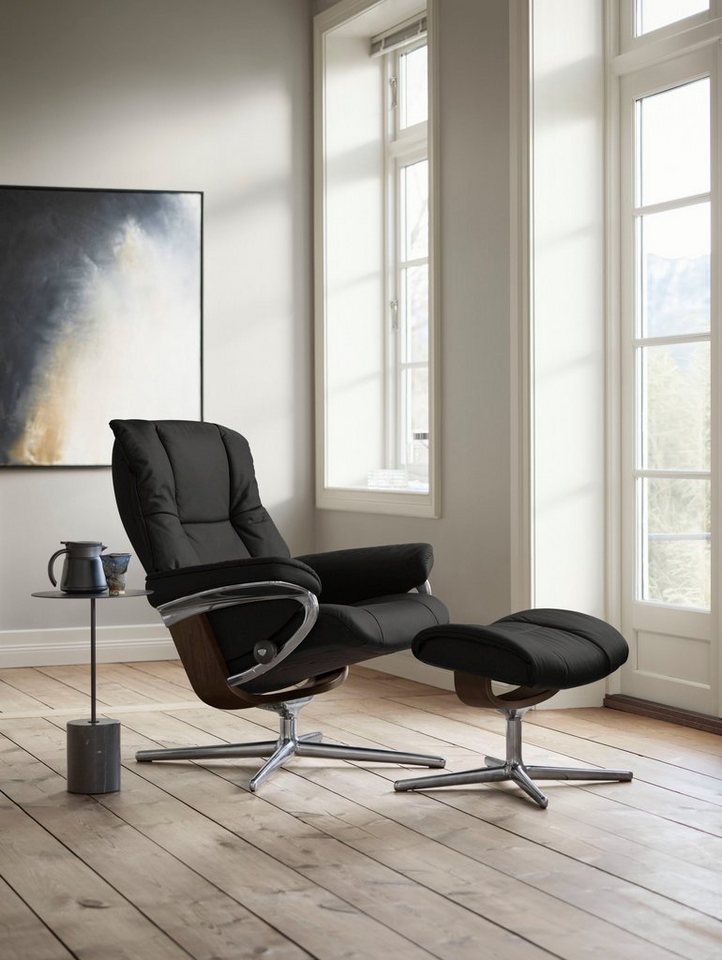 Stressless® Relaxsessel Mayfair, mit Cross Base, Größe S, M & L, Holzakzent Braun von Stressless®