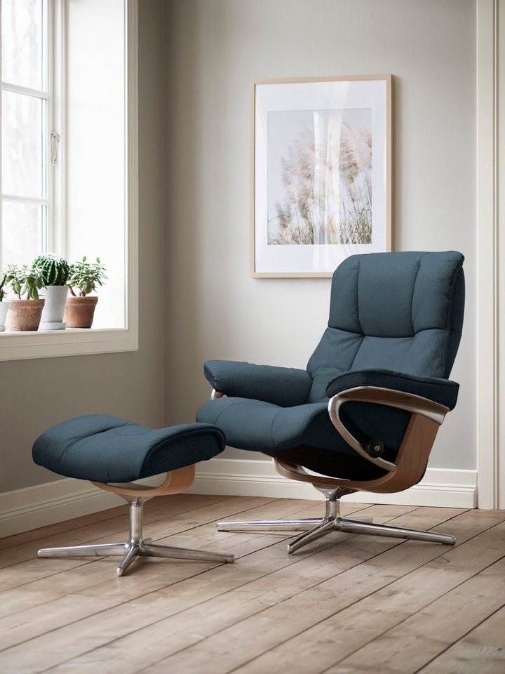 Stressless® Relaxsessel Mayfair, mit Cross Base, Größe S, M & L, Holzakzent Eiche von Stressless®