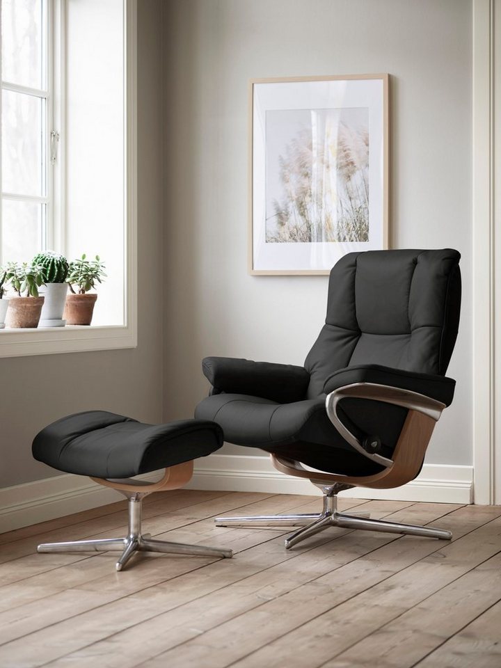 Stressless® Relaxsessel Mayfair, mit Cross Base, Größe S, M & L, Holzakzent Eiche von Stressless®