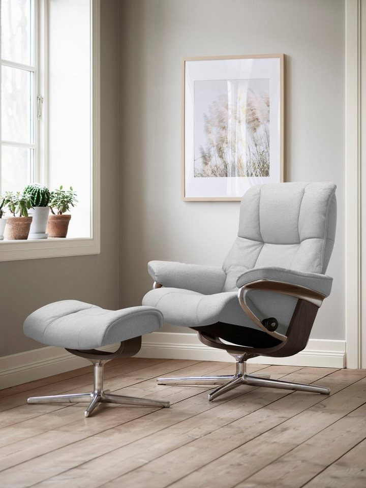 Stressless® Relaxsessel Mayfair, mit Cross Base, Größe S, M & L, Holzakzent Wenge von Stressless®