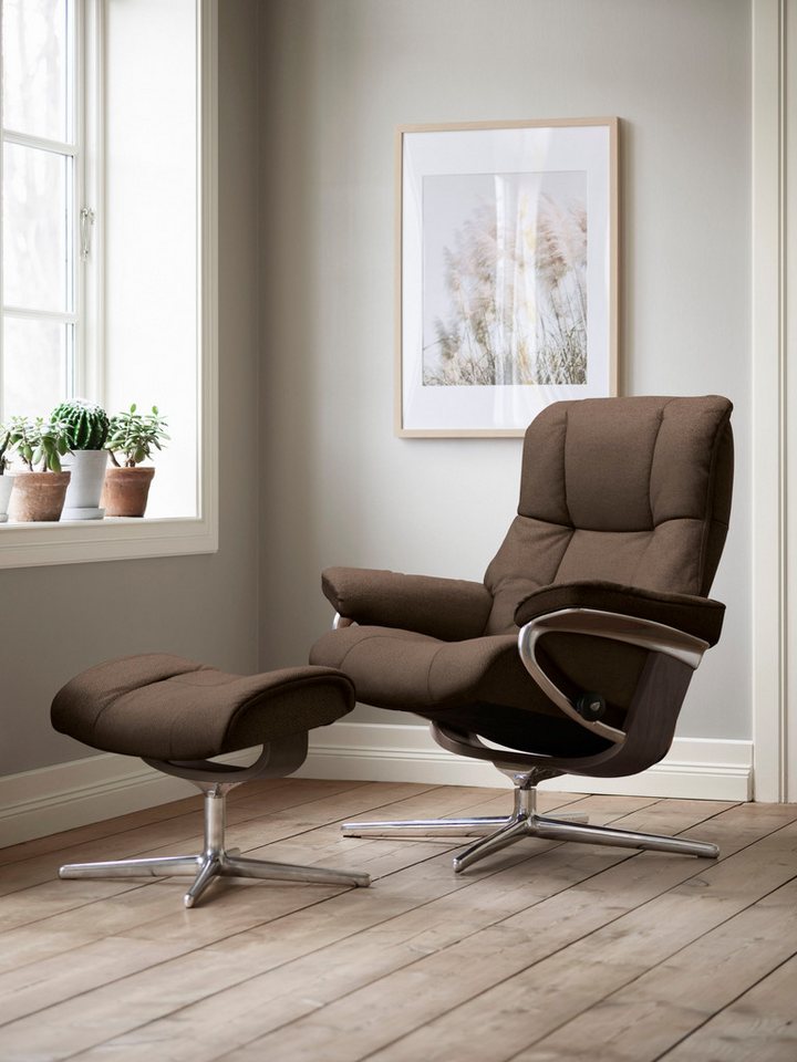 Stressless® Relaxsessel Mayfair, mit Cross Base, Größe S, M & L, Holzakzent Wenge von Stressless®