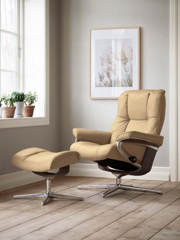 Stressless® Relaxsessel Mayfair, mit Cross Base, Größe S, M & L, Holzakzent Wenge von Stressless®