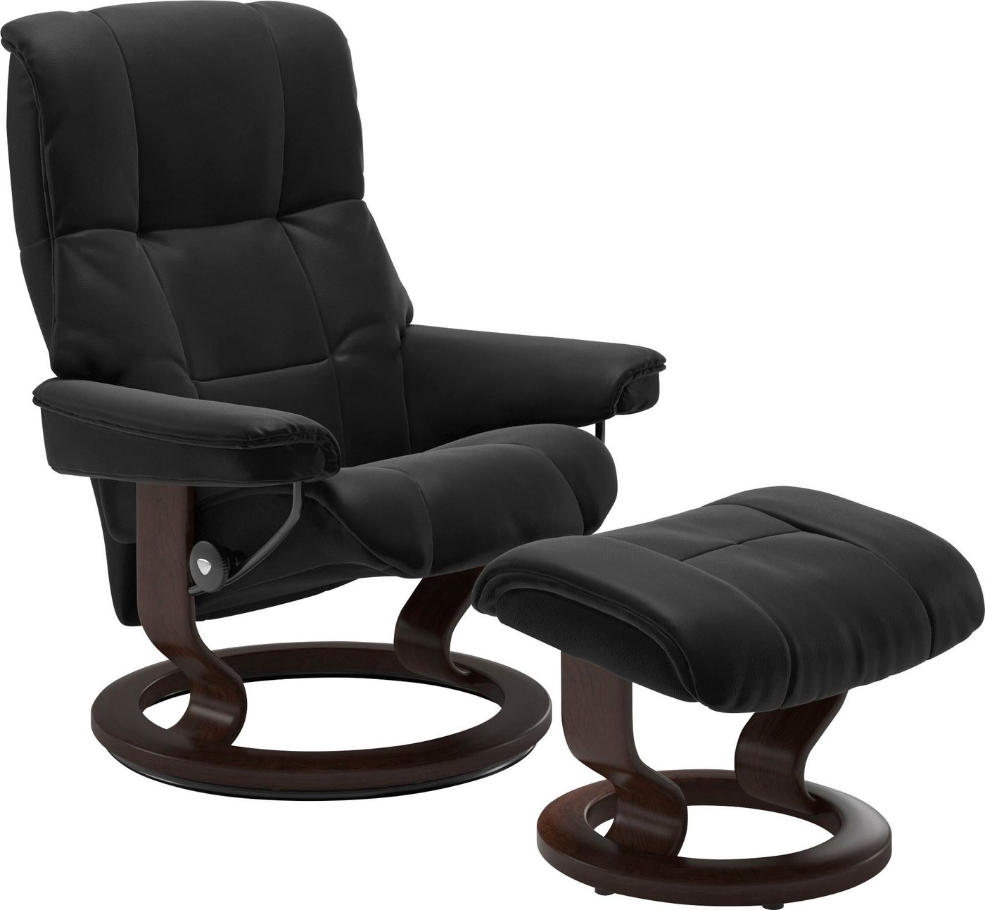 Stressless® Relaxsessel Mayfair (Set, Relaxsessel mit Hocker), mit Classic Base, Gestell Braun von Stressless®