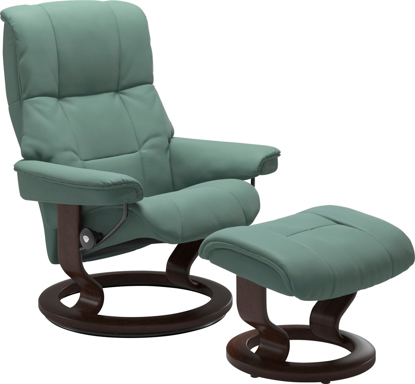 Stressless® Relaxsessel Mayfair (Set, Relaxsessel mit Hocker), mit Classic Base, Gestell Braun von Stressless®