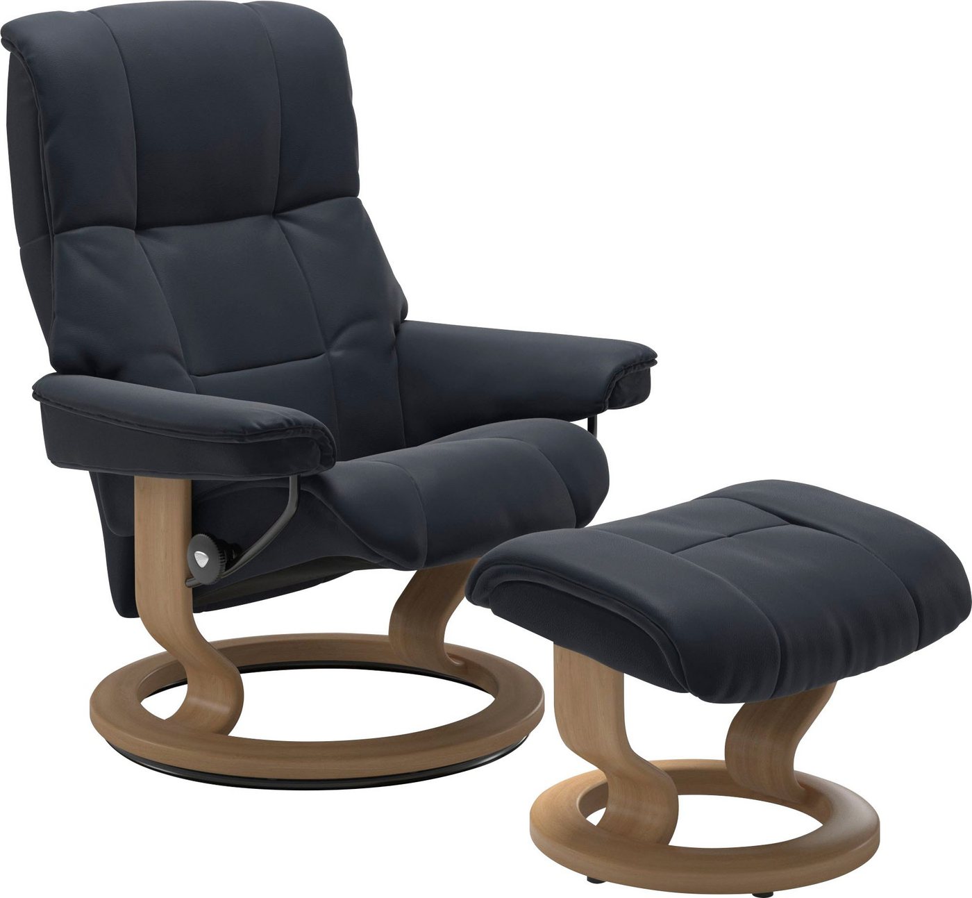 Stressless® Relaxsessel Mayfair (Set, Relaxsessel mit Hocker), mit Hocker, mit Classic Base, Größe S, M & L, Gestell Eiche von Stressless®