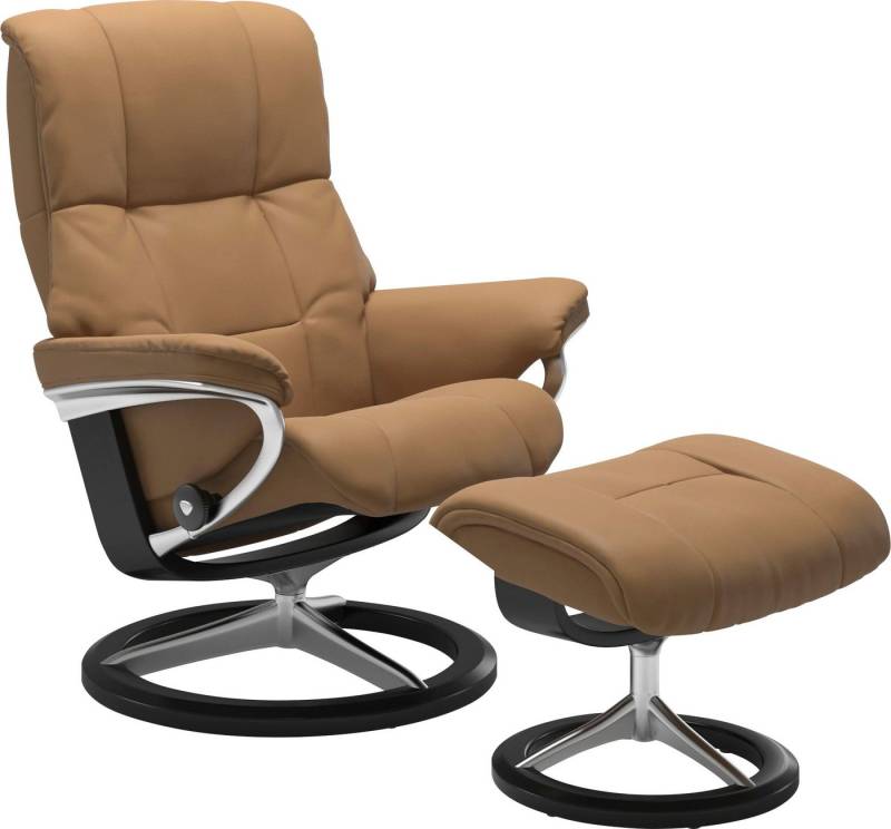 Stressless® Relaxsessel Mayfair (Set, Relaxsessel mit Hocker), mit Hocker, mit Signature Base, Größe S, M & L, Gestell Schwarz von Stressless®