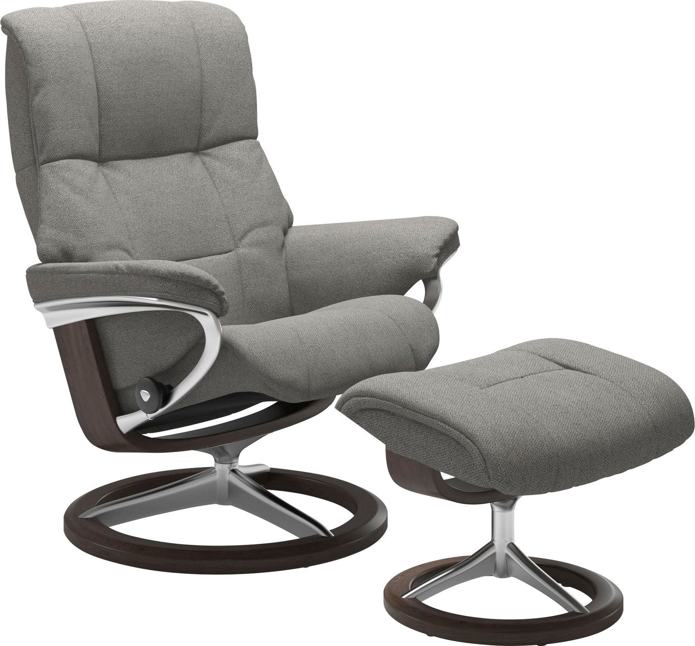 Stressless® Relaxsessel Mayfair (Set, Relaxsessel mit Hocker), mit Hocker, mit Signature Base, Größe S, M & L, Gestell Wenge von Stressless®