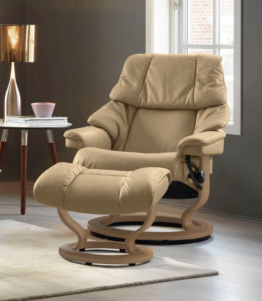 Stressless® Relaxsessel Reno, mit Classic Base, Größe S, M & L, Gestell Eiche von Stressless®