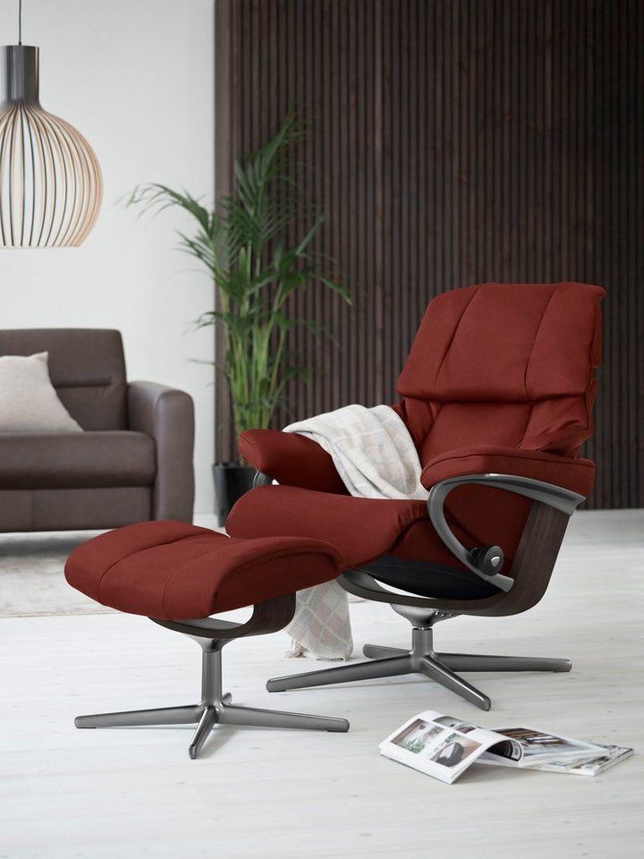 Stressless® Relaxsessel Reno, mit Cross Base, Größe S, M & L, Holzakzent Wenge von Stressless®