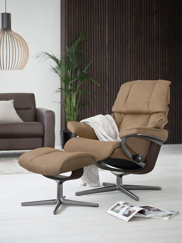 Stressless® Relaxsessel Reno, mit Cross Base, Größe S, M & L, Holzakzent Wenge von Stressless®