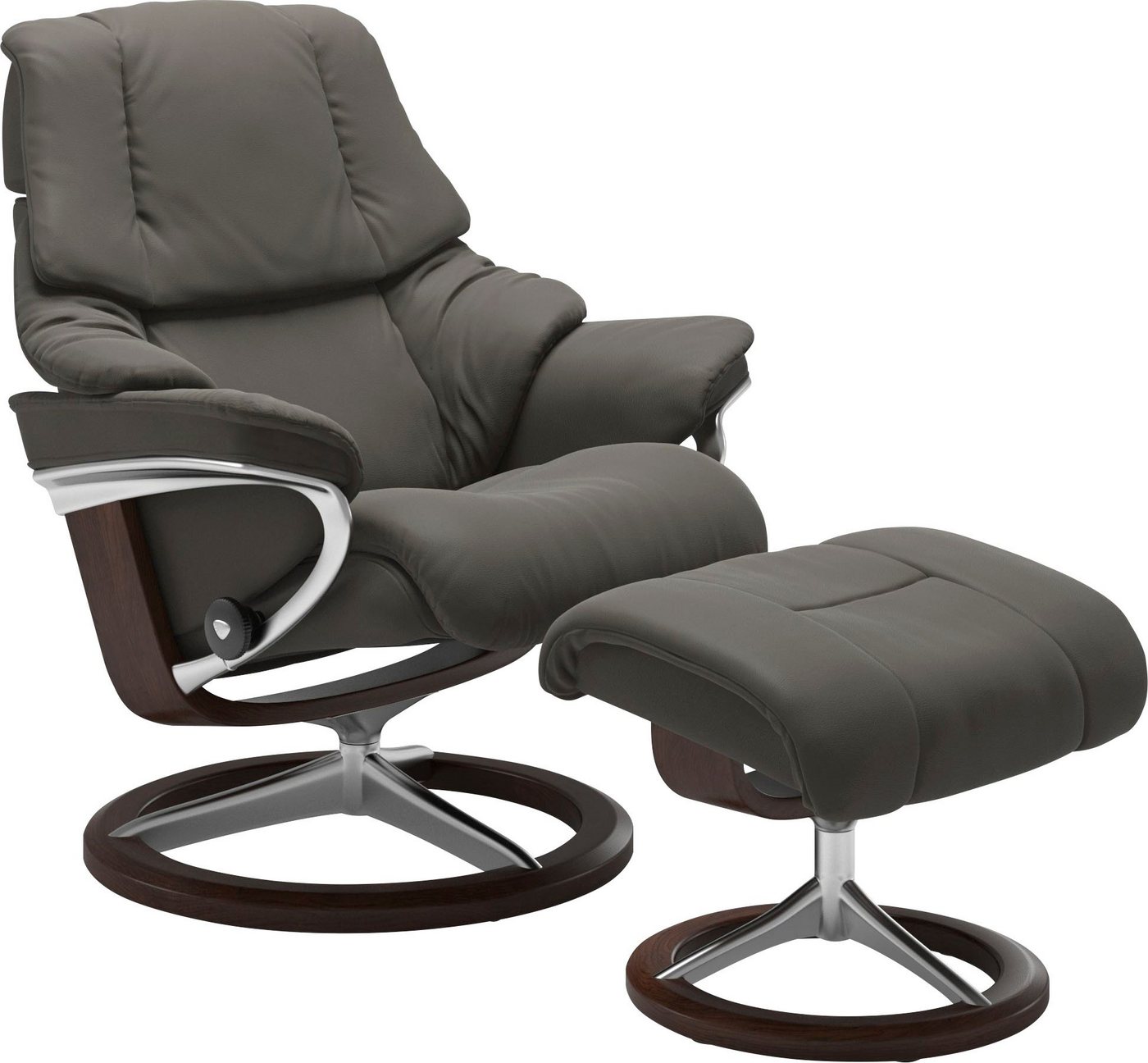 Stressless® Relaxsessel Reno, mit Signature Base, Größe S, M & L, Gestell Braun von Stressless®