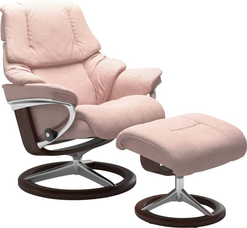 Stressless® Relaxsessel Reno, mit Signature Base, Größe S, M & L, Gestell Braun von Stressless®