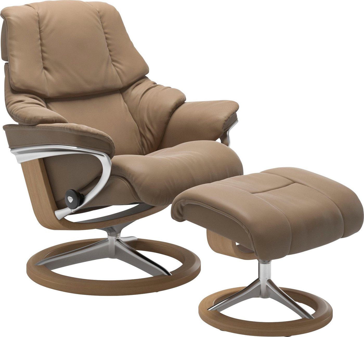 Stressless® Relaxsessel Reno, mit Signature Base, Größe S, M & L, Gestell Eiche von Stressless®