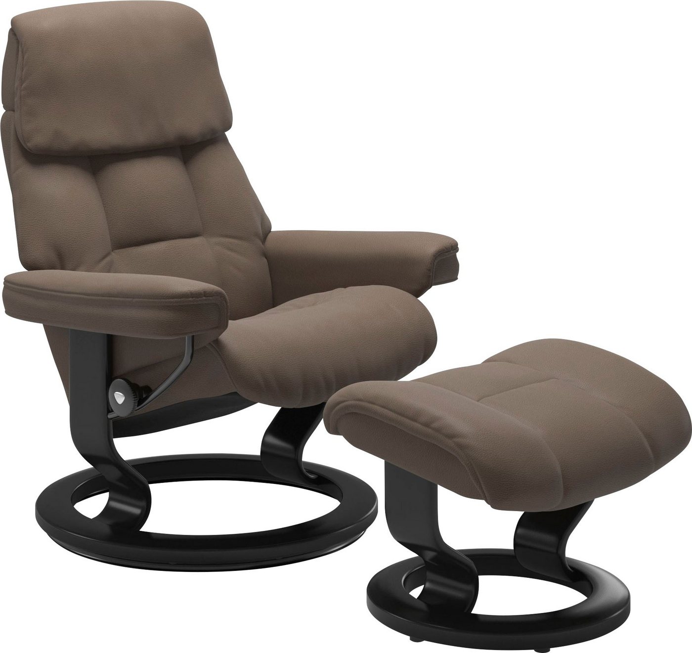 Stressless® Relaxsessel Ruby, mit Classic Base, Größe M, Gestell Eiche, Wenge, Braun & Schwarz von Stressless®