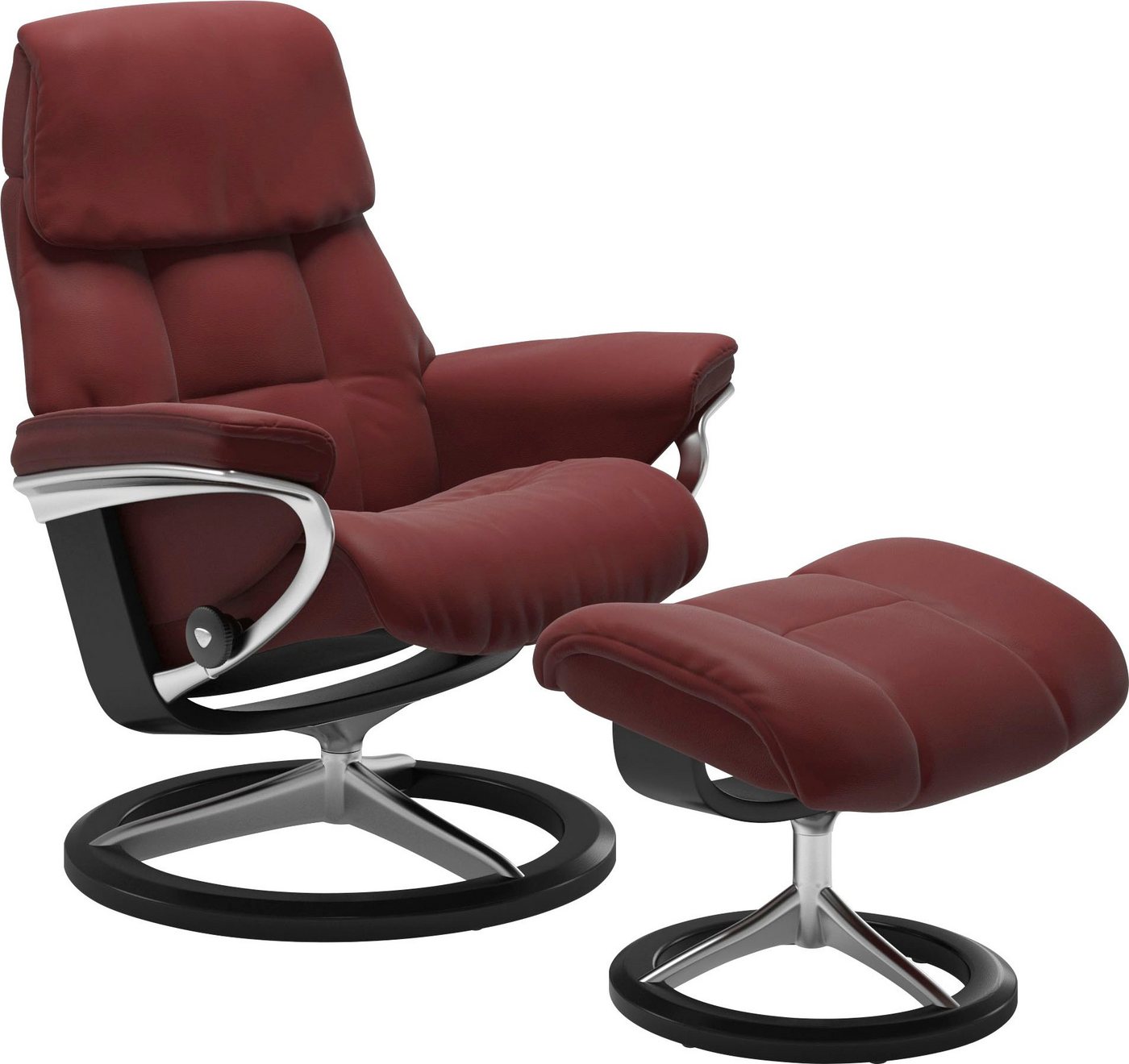 Stressless® Relaxsessel Ruby, mit Signature Base, Größe M, Gestell Eiche, Wenge, Braun & Schwarz von Stressless®