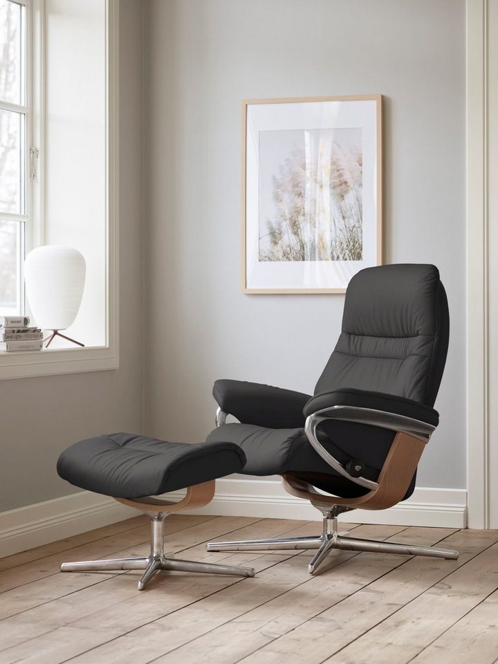 Stressless® Relaxsessel Sunrise, mit Cross Base, Größe S, M & L, Holzakzent Eiche von Stressless®