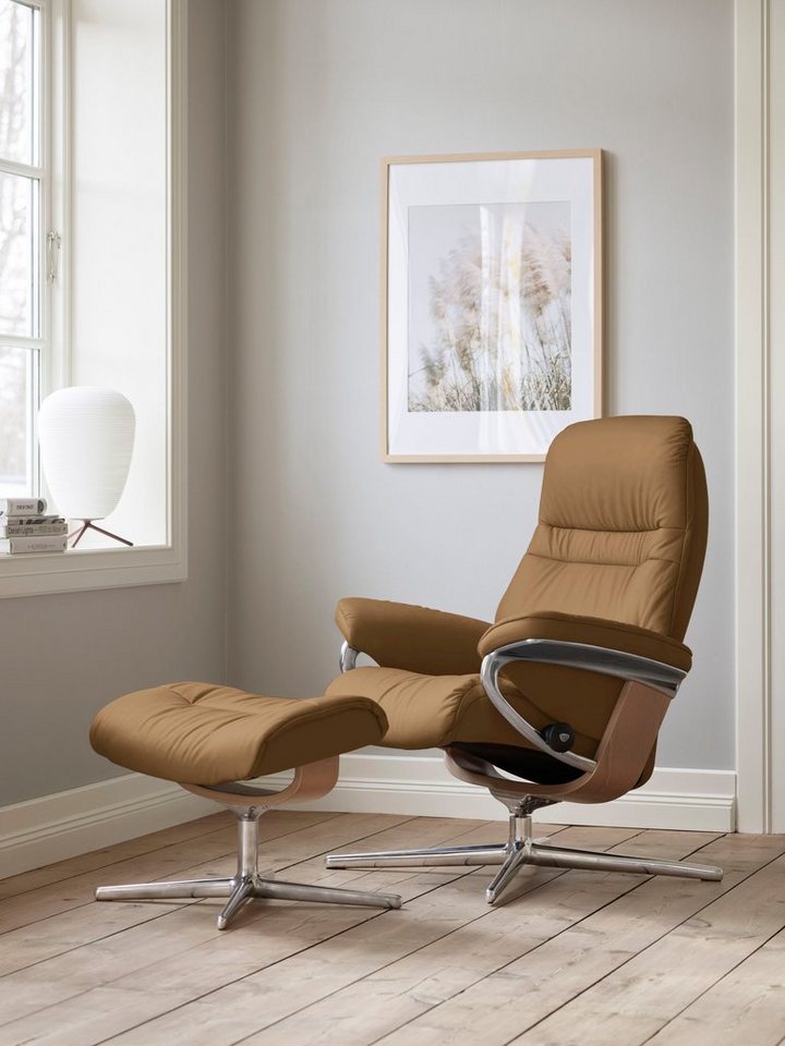 Stressless® Relaxsessel Sunrise, mit Cross Base, Größe S, M & L, Holzakzent Eiche von Stressless®