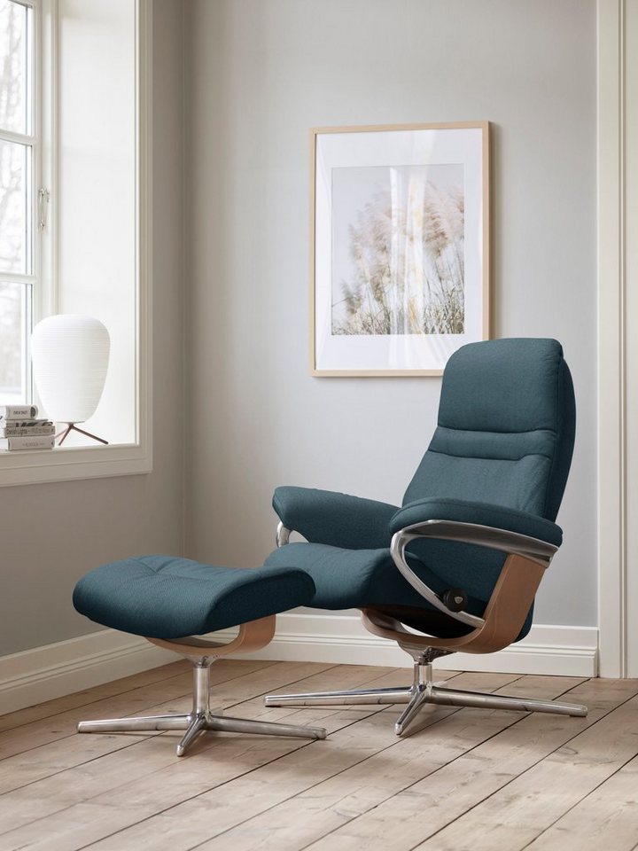 Stressless® Relaxsessel Sunrise, mit Cross Base, Größe S, M & L, Holzakzent Eiche von Stressless®