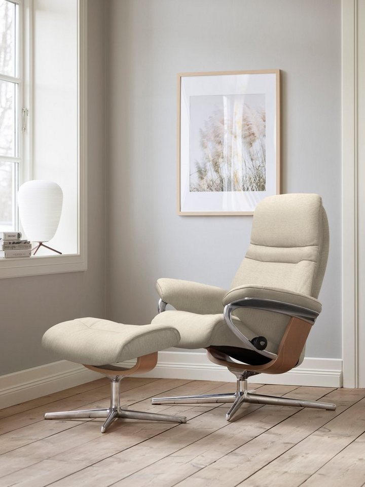 Stressless® Relaxsessel Sunrise, mit Cross Base, Größe S, M & L, Holzakzent Eiche von Stressless®