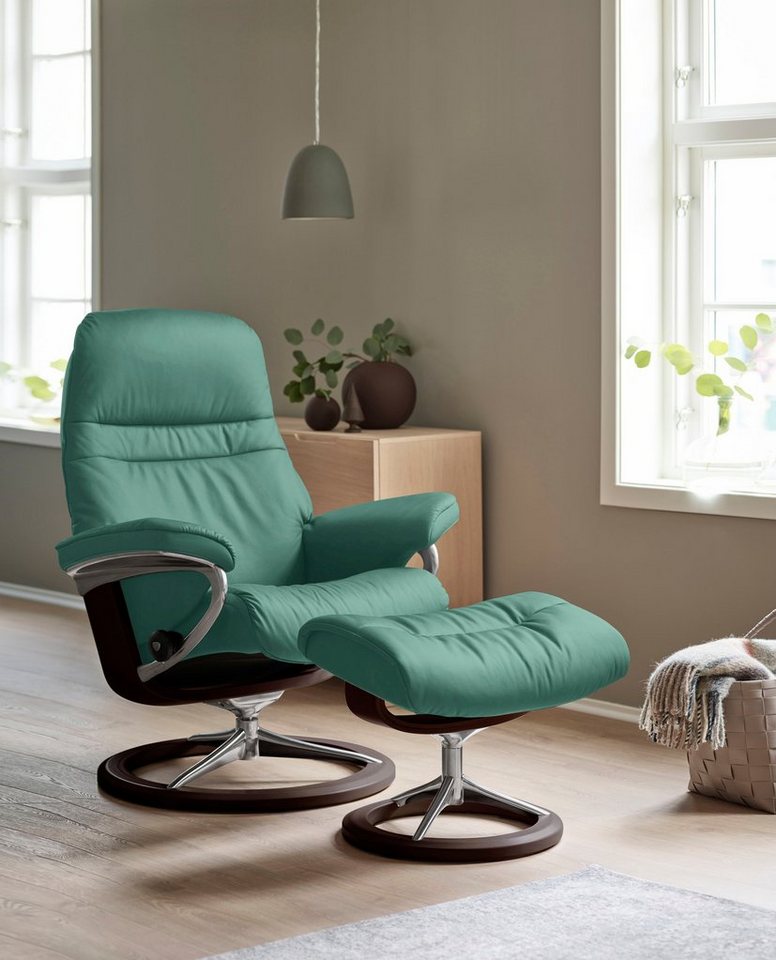 Stressless® Relaxsessel Sunrise, mit Signature Base, Größe S, Gestell Braun von Stressless®