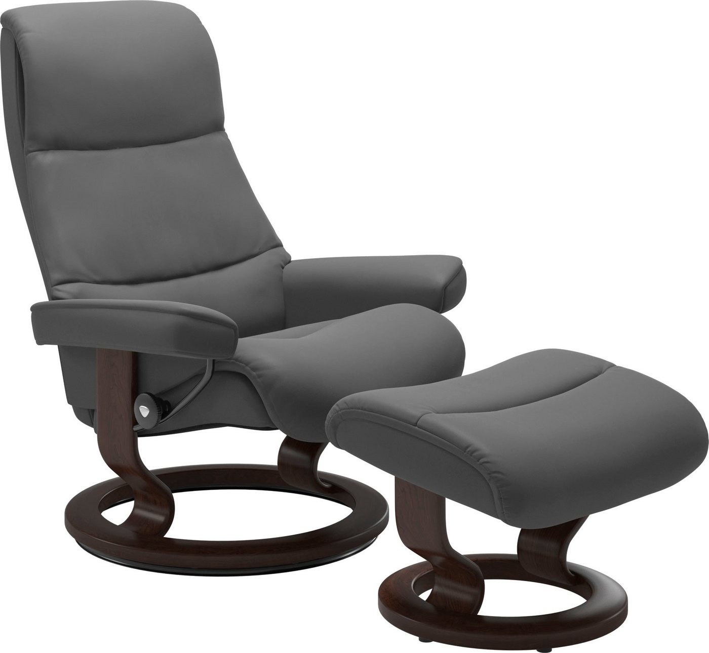 Stressless® Relaxsessel View, mit Classic Base, Größe M,Gestell Braun von Stressless®