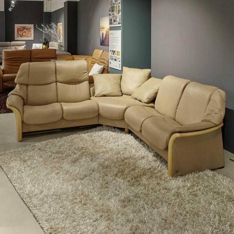 Ecksofa Eldorado Leder Paloma Sand Buche von Stressless