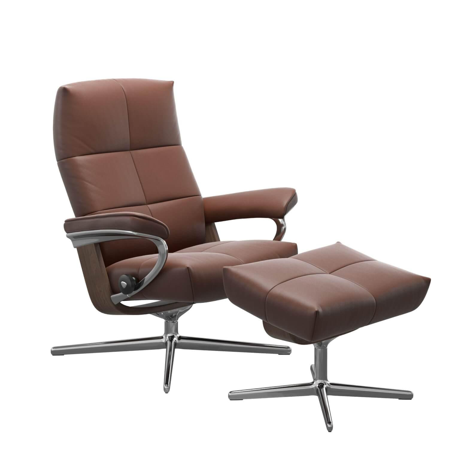 Relexsessel David M Cross Leder 094 Paloma Espresso 33 Dunkelbraun Gestell Walnu... Relexsessel David M Cross Leder 094 Paloma Espresso 33 Dunkelbraun Gestell Walnu... von Stressless