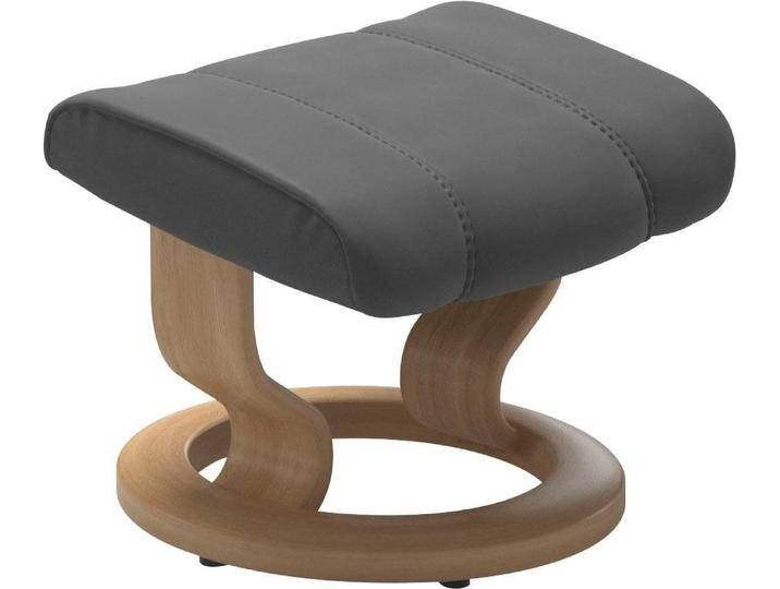 Stressless® Fußhocker Consul, mit Classic Base, Gestell Eiche, grau, grey BATICK von Stressless