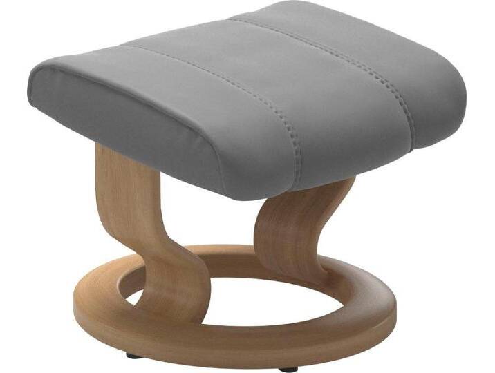 Stressless® Fußhocker Consul, mit Classic Base, Gestell Eiche, grau, wild dove BATICK von Stressless